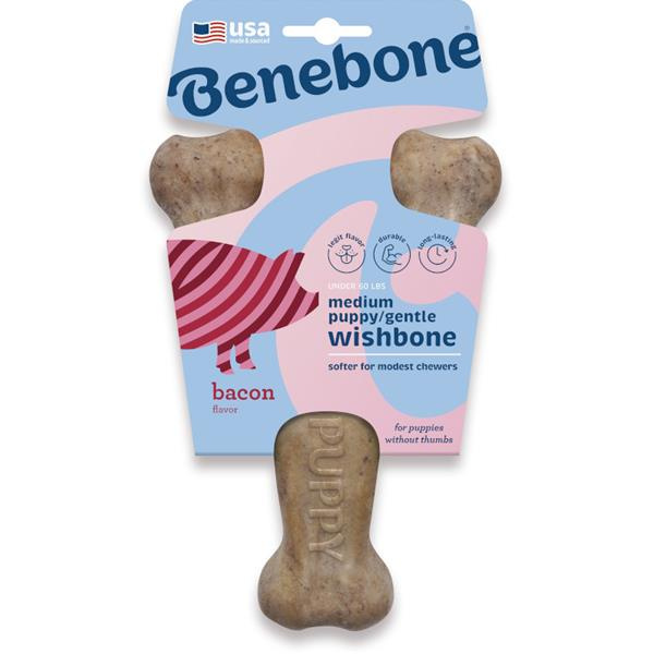 Benebone Puppy Wishbone slanina vel. M