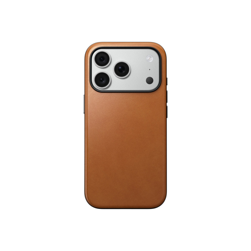 Nomad Modern Leather Folio MagSafe kožené pouzdro iPhone 18 Pro Max English Tan