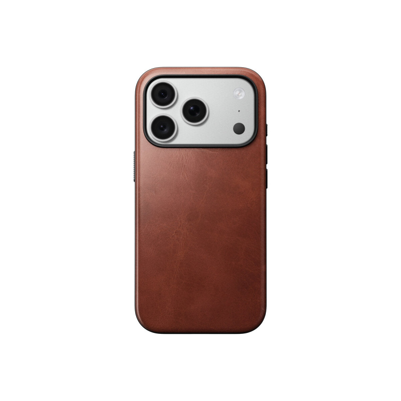 Nomad Modern Leather Folio MagSafe kožené pouzdro iPhone 18 Pro Max Brown