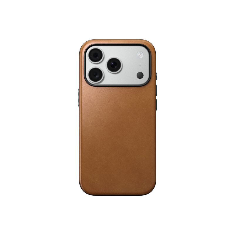 Nomad Modern Leather Folio MagSafe kožené pouzdro iPhone 18 Pro English Tan