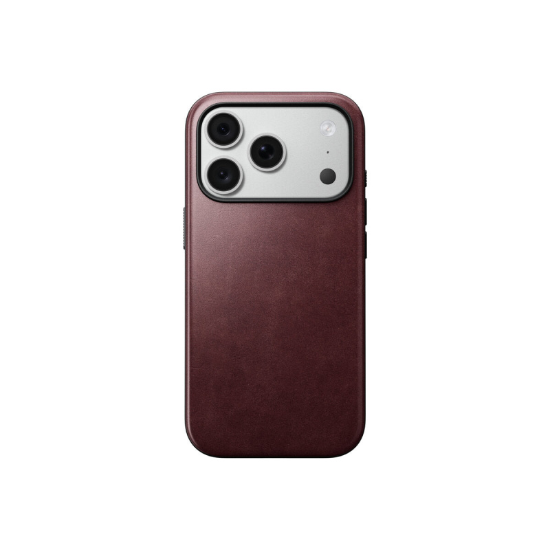 Nomad Modern Leather Folio MagSafe kožené pouzdro iPhone 18 Pro Brown
