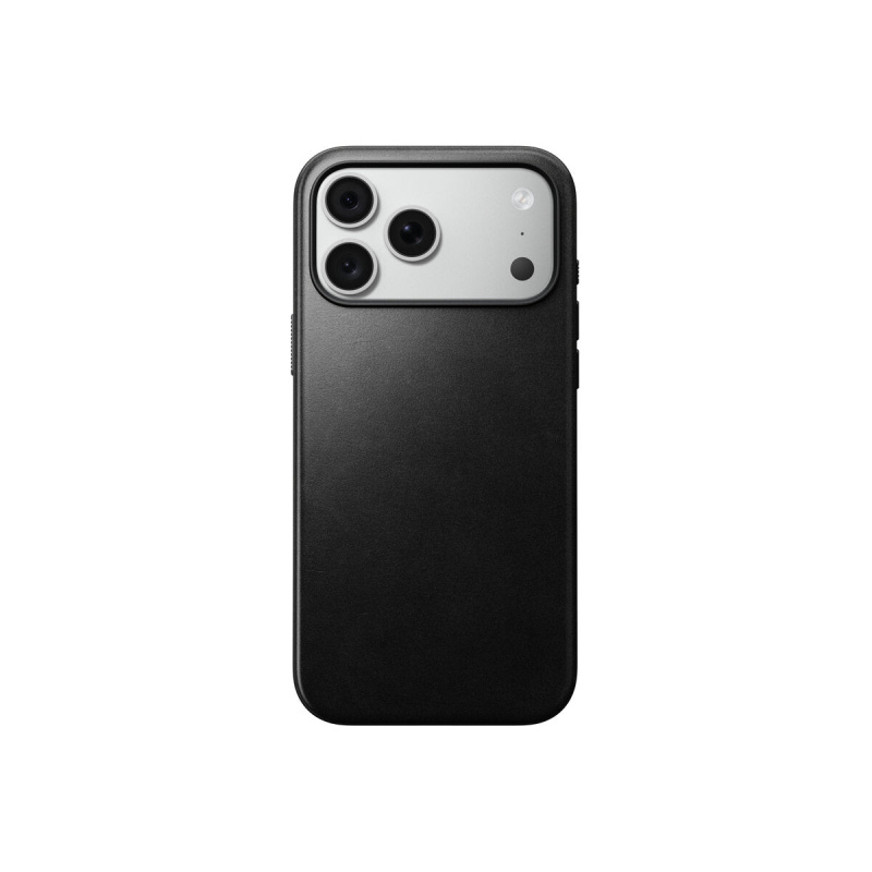 Nomad Modern Leather Folio (Horween) MagSafe kožené pouzdro iPhone 18 Pro Black