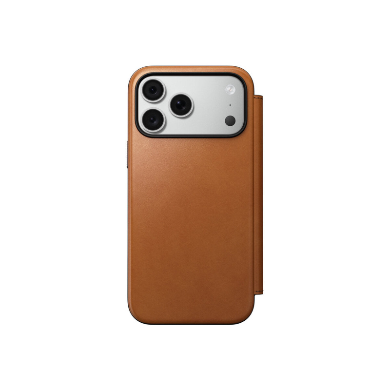Nomad Modern Leather MagSafe kožený kryt iPhone 18 Pro Black