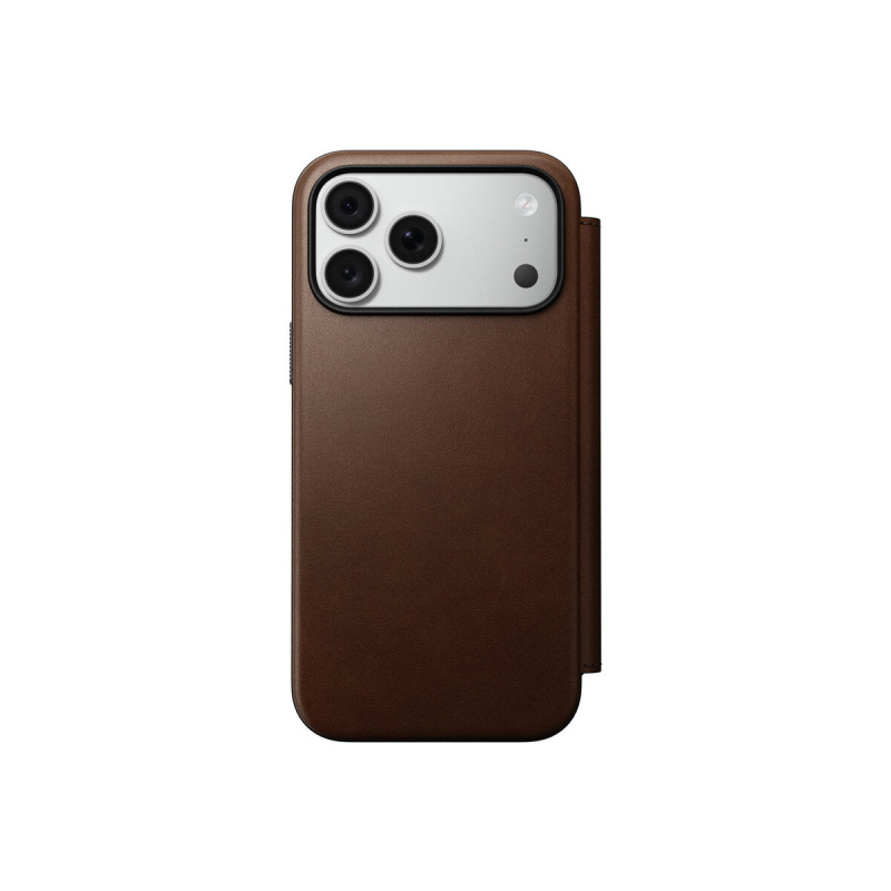 Nomad Modern Leather (Horween) MagSafe kožený kryt iPhone 18 Pro Black