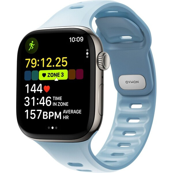 Nomad Tempo Band FKM řemínek Apple Watch 45mm/46mm tidal