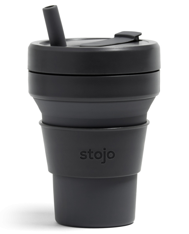 Stojo skládací kelímek Maxi, 470 ml Barva: Carbon