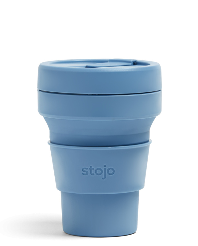 Stojo skládací kelímek Midi, 355 ml Barevný: Modrá