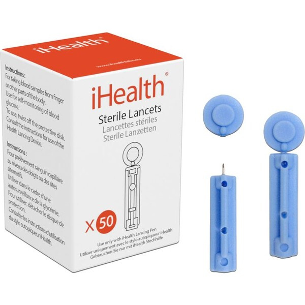iHealth Lancety 30Gl Modrá