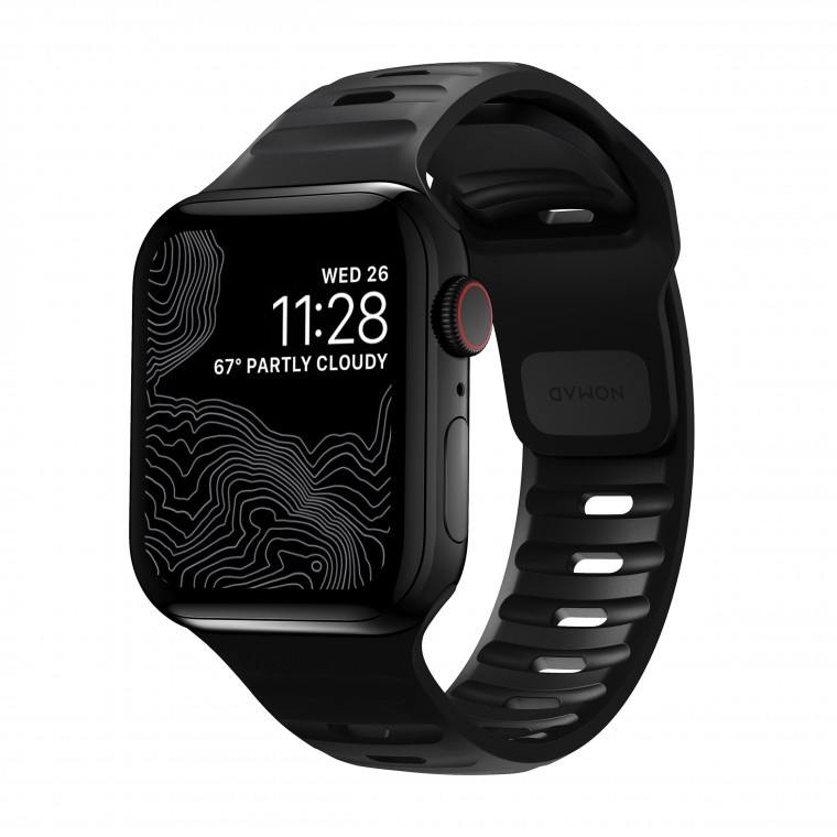 Řemínek pro Apple Watch 42/44/45 mm Nomad Sport Strap - zelený