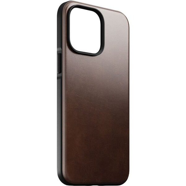 Nomad Modern Leather MagSafe Case Tmavě hnědá