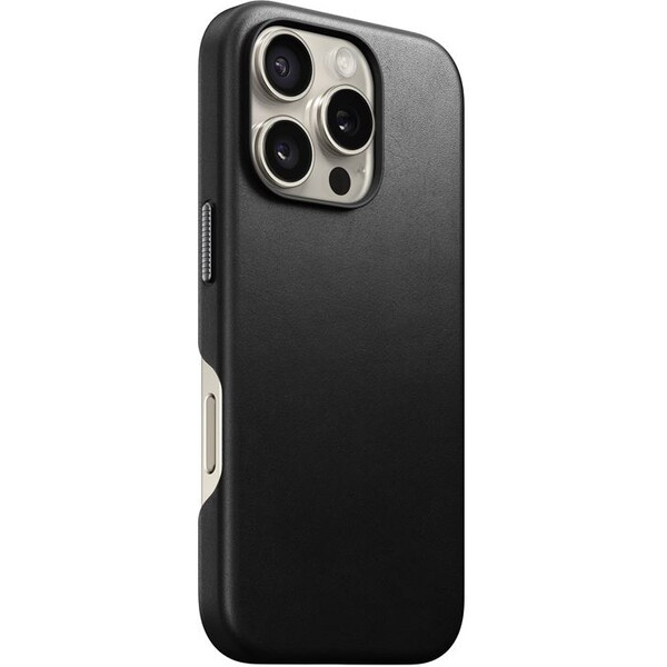 Nomad Traditional Leather Case MagSafe kryt iPhone 16 Pro černý