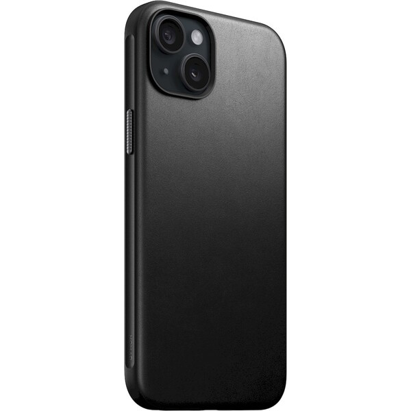 Pouzdro Nomad Modern Leather MagSafe iPhone 15 Plus černé