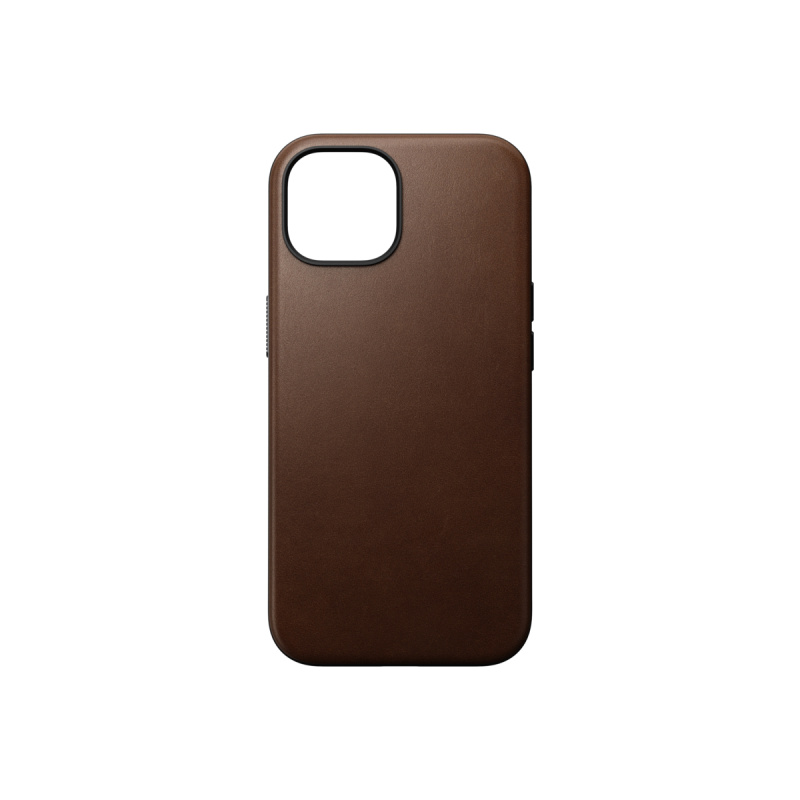 Nomad Modern Leather MagSafe iPhone 15 Pro hnědé