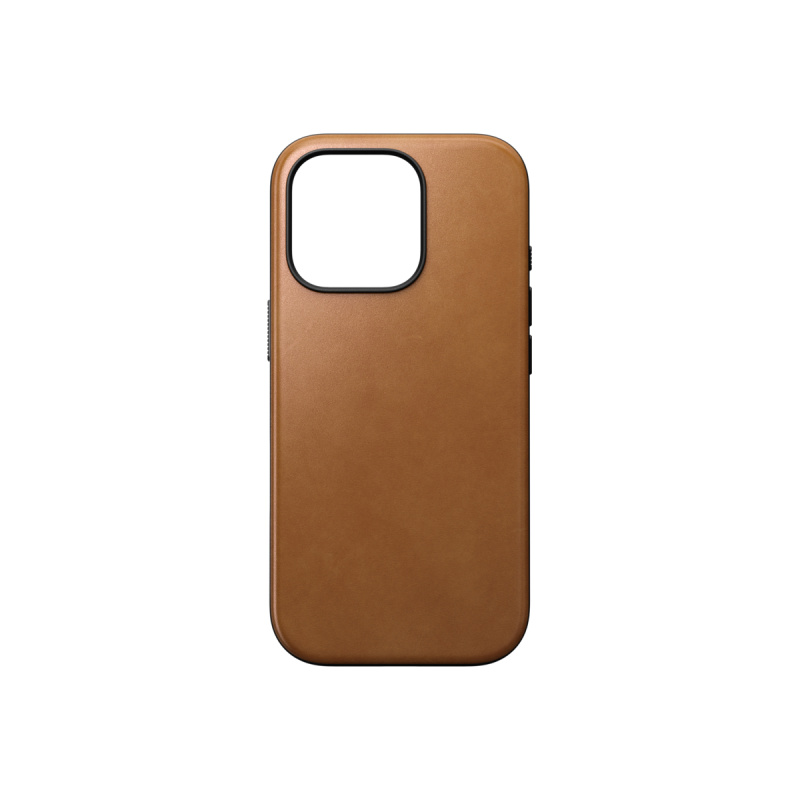 Nomad Modern Leather Case MagSafe iPhone 16 Pro světle hnědý