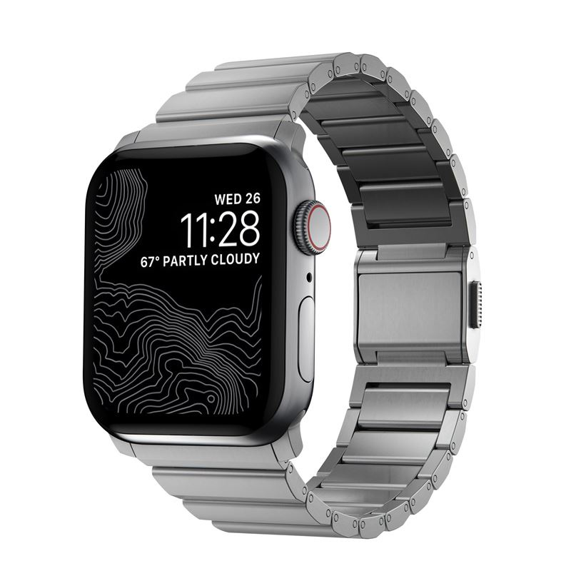 Nomad Titanium Band AW 44/42 mm stříbrný NM1A4HSXT0