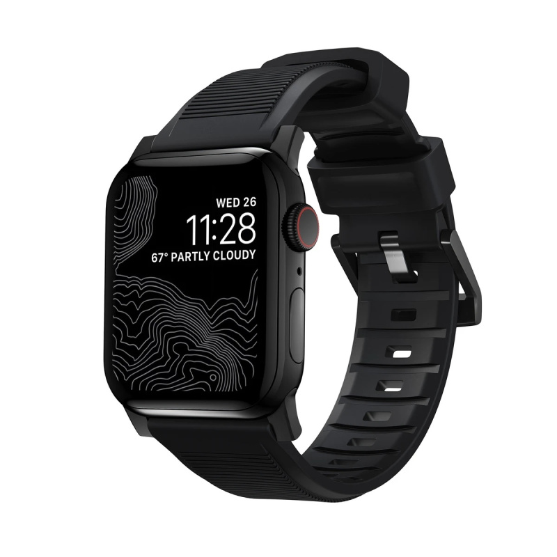 Nomad Rugged Strap, black hardware - AW 44/42 mm NM1A41BN00