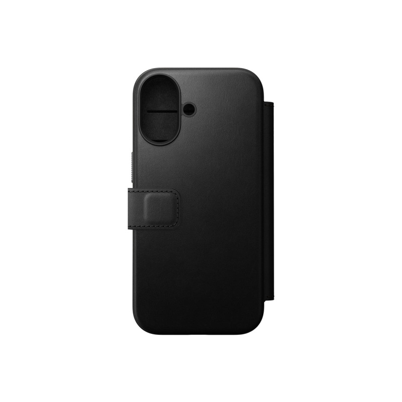 Nomad Modern Leather Folio MagSafe kožené pouzdro iPhone 17 Black