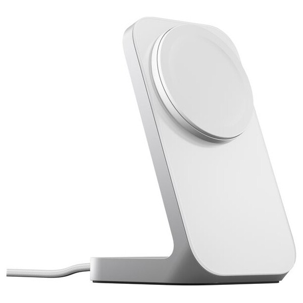 Nomad Stand One (2nd Gen) MagSafe nabíječka stříbrná