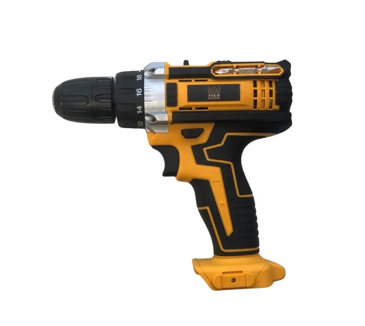 Aku vrtačka TIGO MD-04 v kufříku + 2x baterie + příslušenství + kufřík