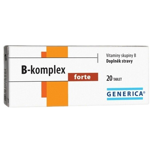 Generica B-komplex forte 20 tablet