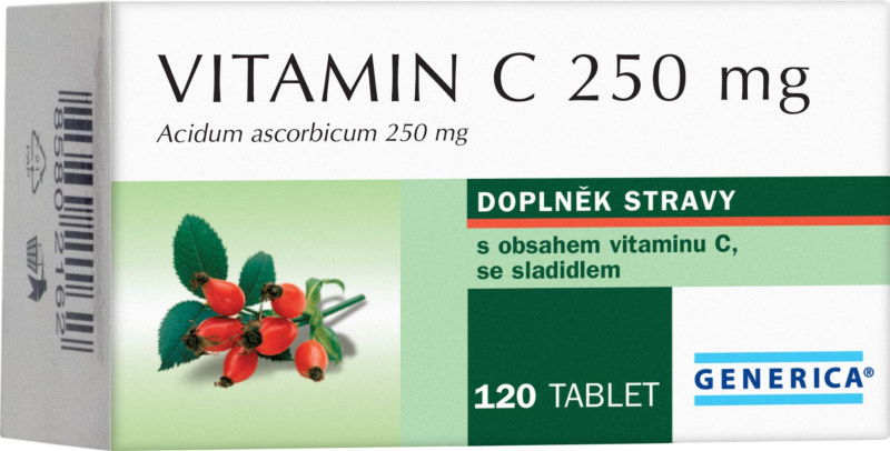GENERICA Vitamin C 250 mg 120 tablet