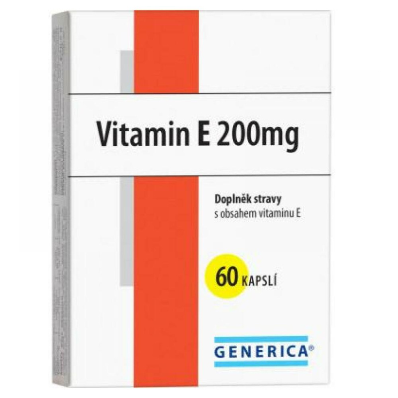 Vitamin E 200 I.U. cps.60 Generica