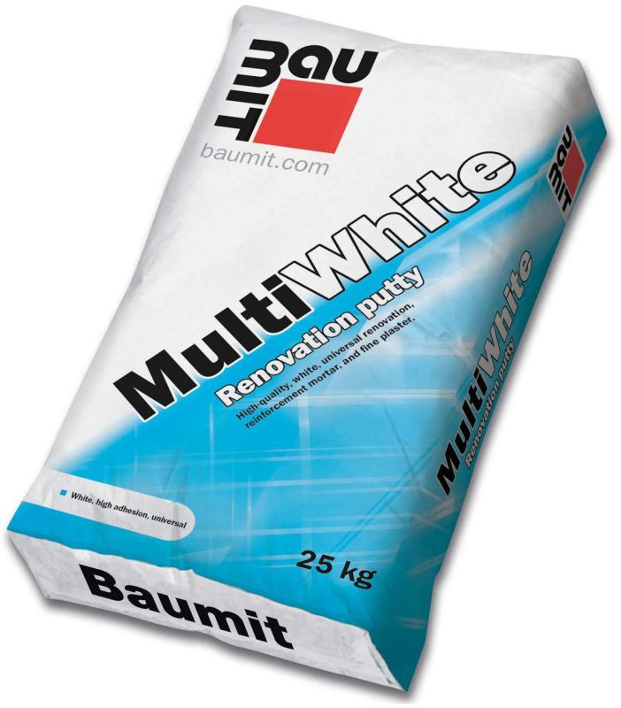 Hmota renovační Baumit MultiWhite 1 mm 25 kg