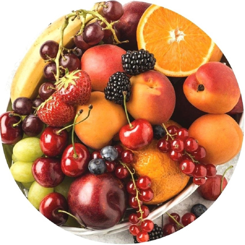 Víčko Twist 82, dekor ovoce, 10 ks