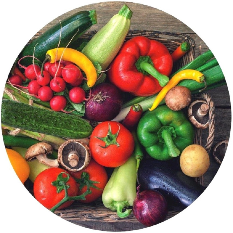 Víčko Twist 66, dekor zelenina, 10 ks