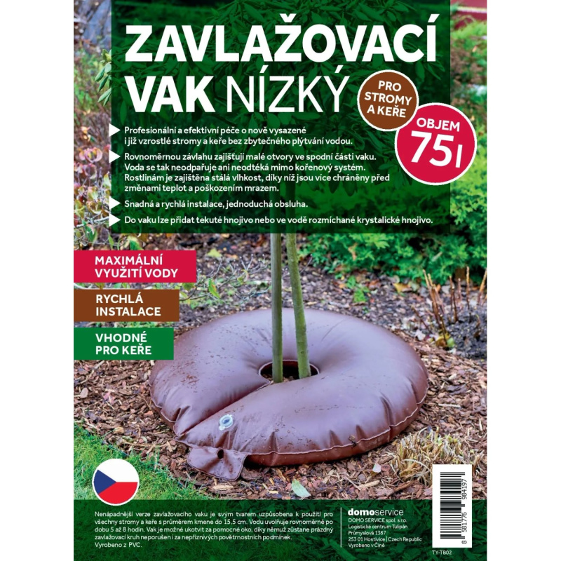 Domoservice Zavlažovací vak nízký 75 l