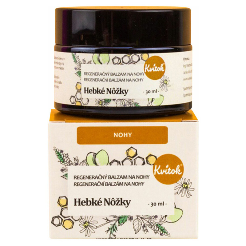 Kvitok Balzám na nohy Hebké nožky, 30ml