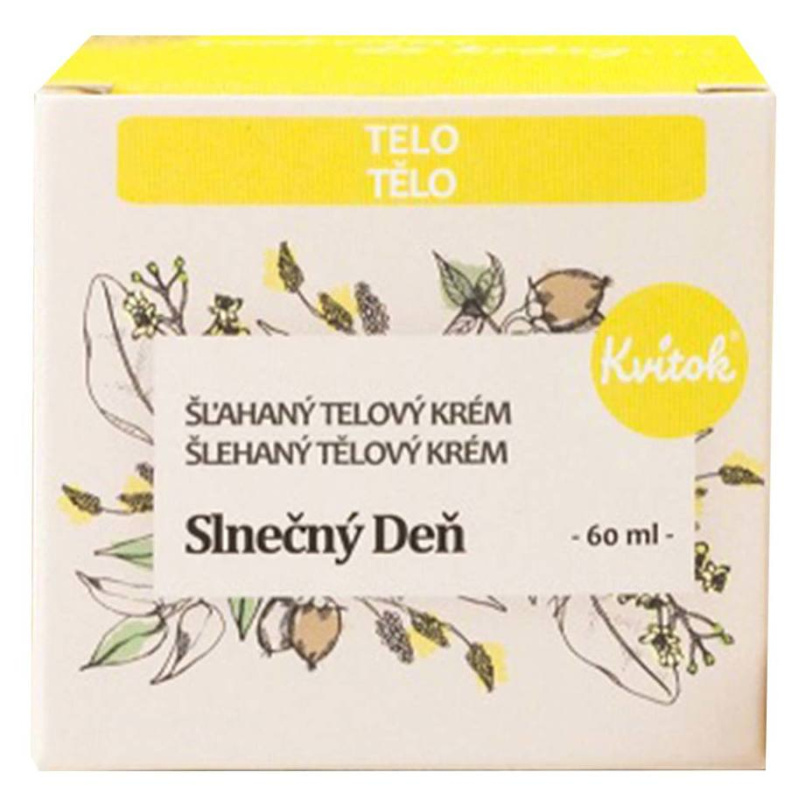 Kvitok Tělový šlehaný krém Slunečný den, 60 ml