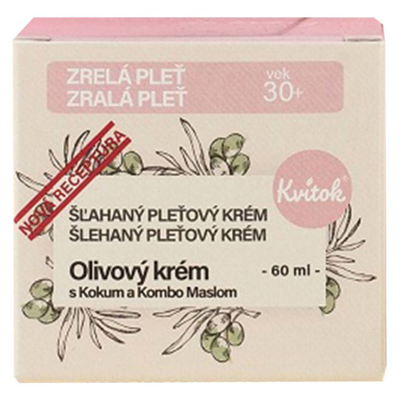 Kvitok Olivový krém pro zralou pleť 30+, 60 ml
