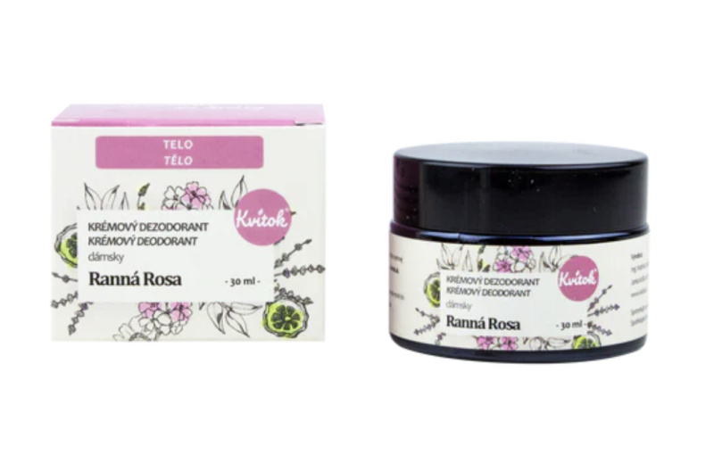 Kvitok Dámský krémový deodorant Ranní rosa, 30 ml