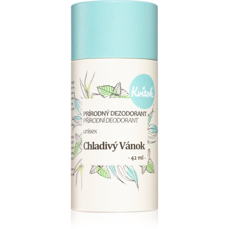 Kvitok Tuhý deodorant Chladivý vánek, 42 ml