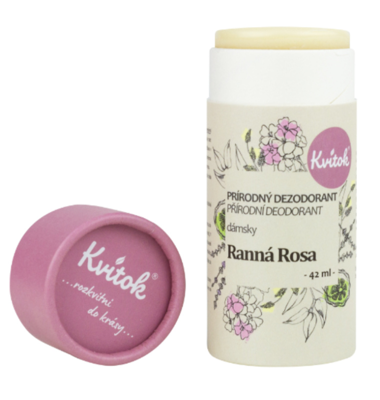 Kvitok Dámský tuhý deodorant Ranní rosa, 42 ml