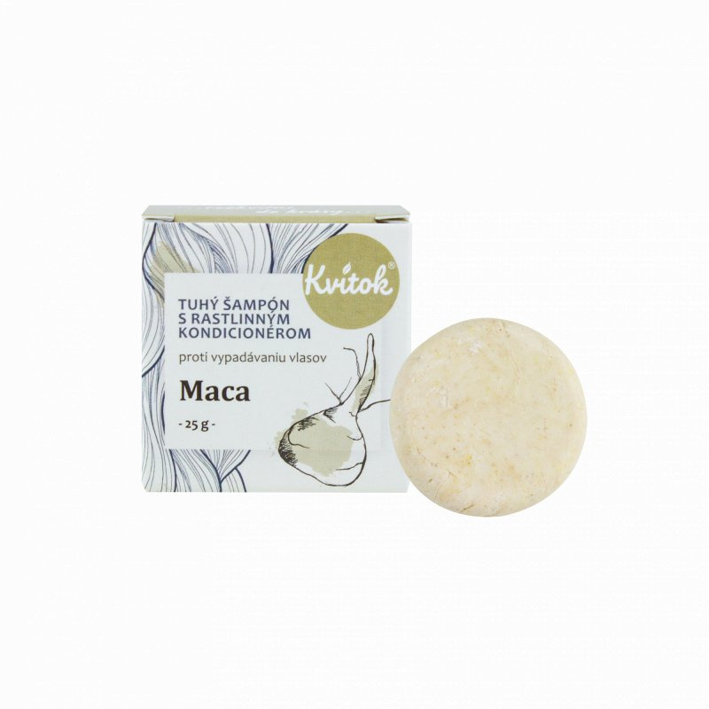 KVITOK Tuhý šampon Maca 25 g