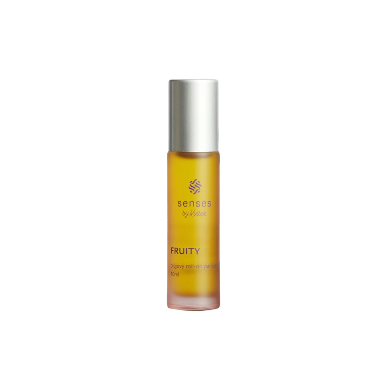 Kvitok Roll-on olejový parfém Fruity s vůní malin, rybízu a vanilky, 10 ml