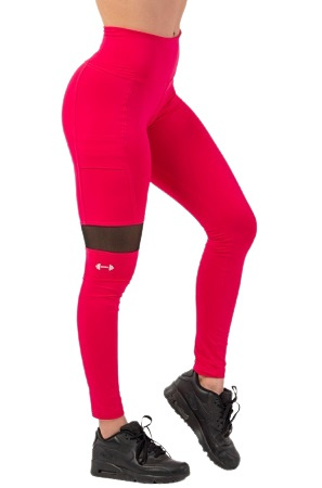 Nebbia Legíny Sporty s vysokým pasem 404 růžová - XS