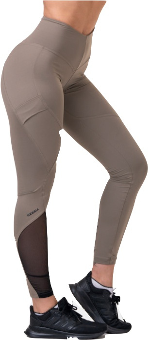 Nebbia Fit & Smart legíny s vysokým pasem 572 mocha - XS