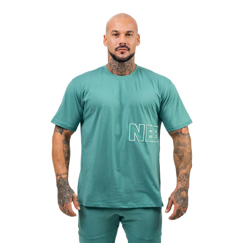 Tričko s krátkým rukávem Nebbia Dedication 709 Green XXL