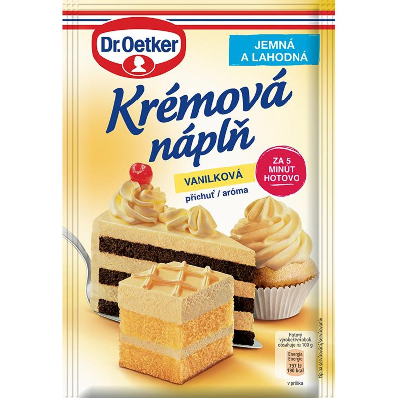 Dr.Oetker Krémová náplň vanilková