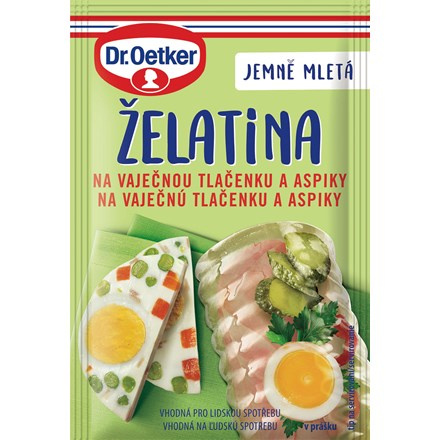 Dr. Oetker Želatina na vaječnou tlačenku a aspiky 20 x 20 g