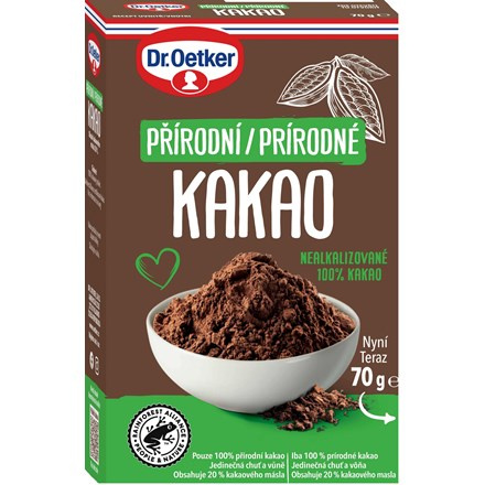 Dr. Oetker Kakao přírodní 70 g