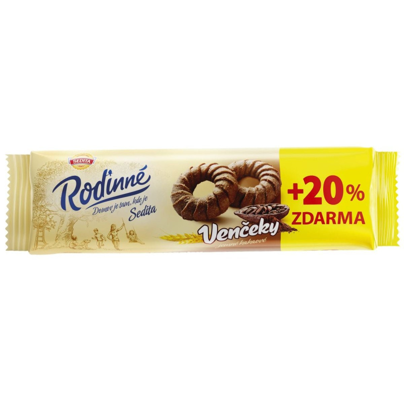 Sedita Rodinné Věnečky kakaové