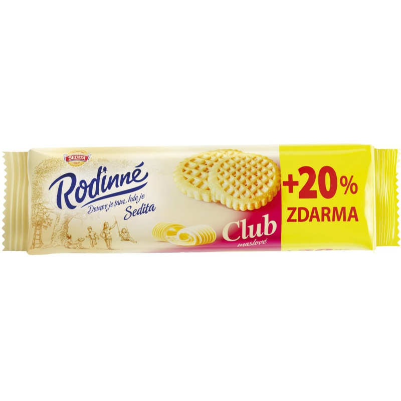 Sedita Rodinné club máslové sušenky