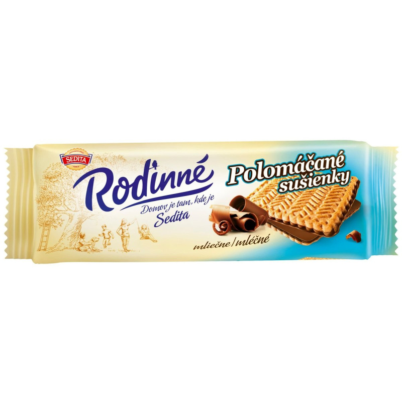 Sedita Rodinné sušenky polomáčené mléčné