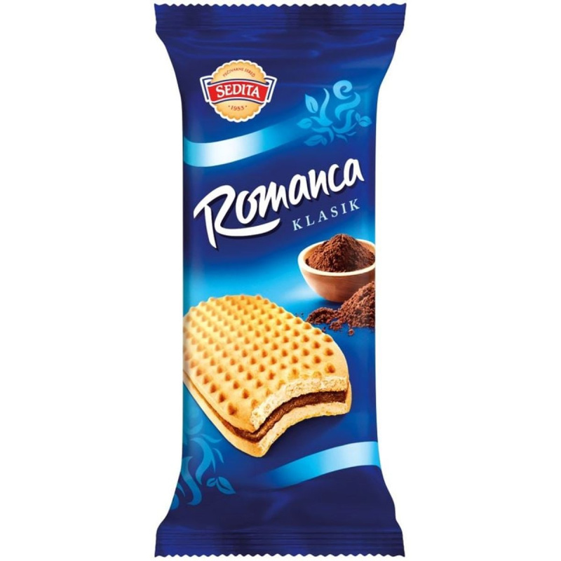 Sedita Romanca Sušenky s krémovou náplní s kakaem