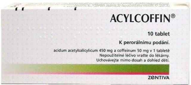 ACYLCOFFIN 450MG/50MG Tableta 10