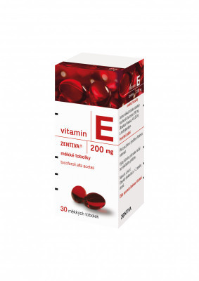 VITAMIN E ZENTIVA 200MG Měkká tobolka 30